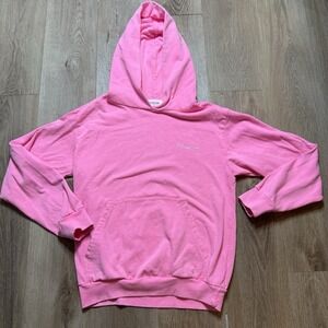Lightweight Talentless Logo Neon Pink Hoodie Size M